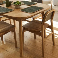 Wohnen Tische<Wildeiche Tisch - 90 cm tief - Laida