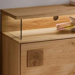 Wohnen Tv & Hifi-Möbel|Lowboards<Wildeiche TV Board mit 170 cm Breite - Millena