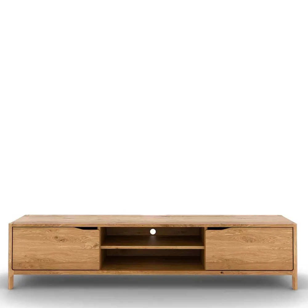 Wohnen Tv & Hifi-Möbel|Lowboards<Wildeiche TV Lowboard 200 cm breit - Laida