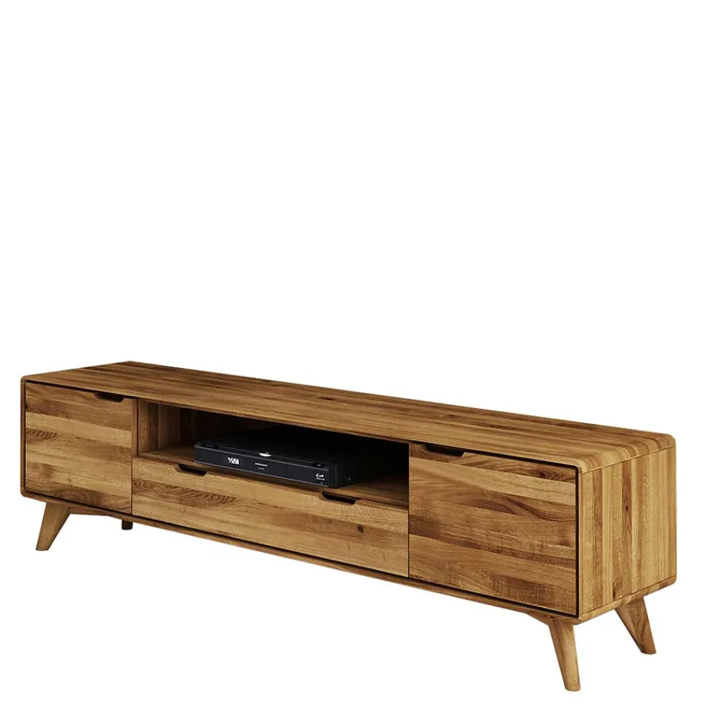 Wohnen Tv & Hifi-Möbel|Lowboards<Wildeiche TV Unterschrank mit Schublade - Eavy II