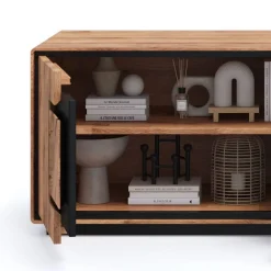 Wohnen Tv & Hifi-Möbel|Lowboards<Wildeiche TV-Kommode in modernem Design - Shipper