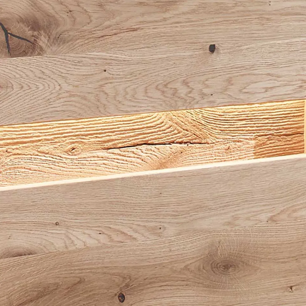 Wohnen Tv & Hifi-Möbel|Lowboards<Wildeiche Unterschrank für TV mit Beleuchtung - Acmida