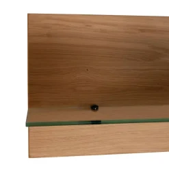 Wohnen Regale<Wildeiche Wandboard mit Glas-Ablage - Barrios