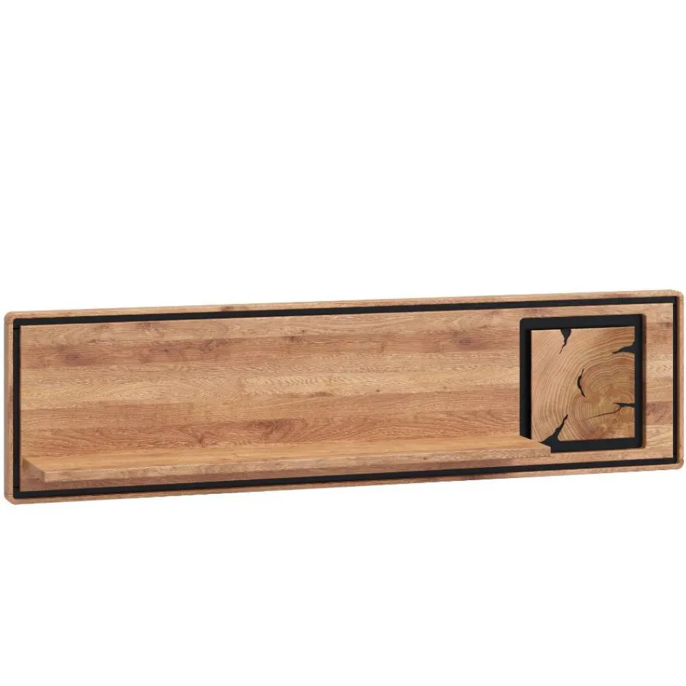 Wohnen Regale<Wildeiche Wandboard mit Hirnholz Applikation - Shipper
