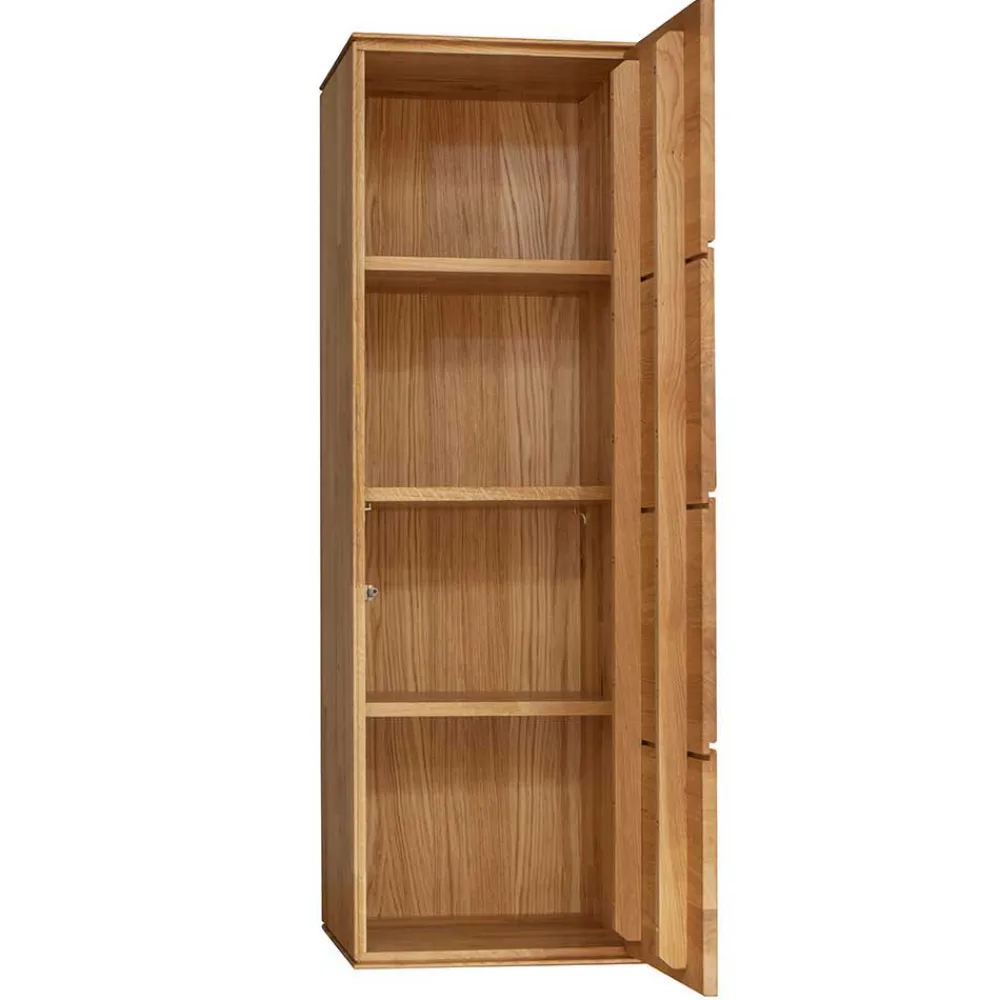 Wohnen Wohnwände<Wildeiche Wohnwand Set - Sinta (vierteilig)