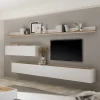 Wohnen Wohnwände<Wohnkombination für die Wandmontage - Nonessia (fünfteilig)