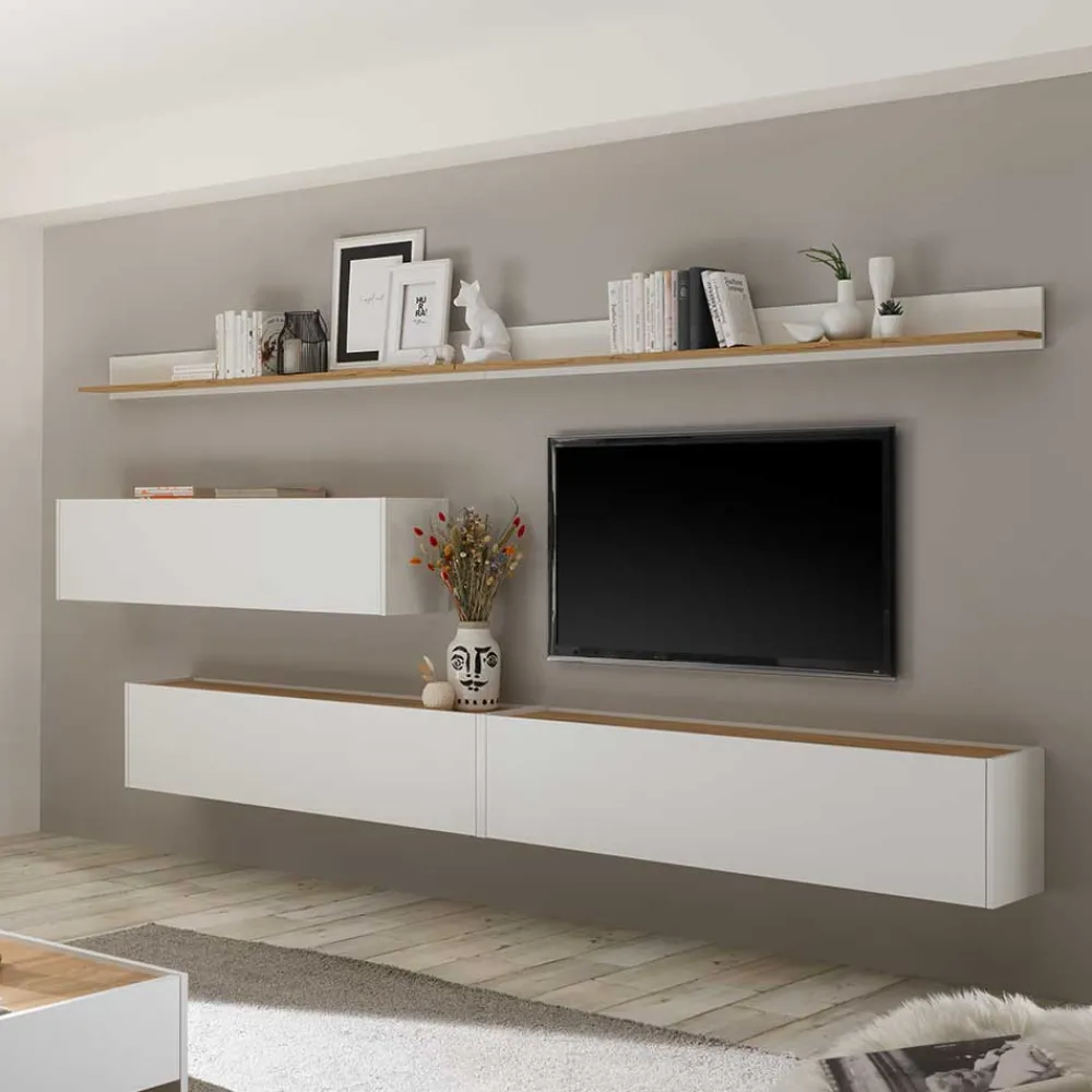Wohnen Wohnwände<Wohnkombination für die Wandmontage - Nonessia (fünfteilig)