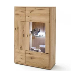 Wohnen Wohnwände<Wohnmöbel aus Eiche Massivholz - Destal (vierteilig)
