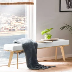 Wohnen Sitzbank<Wohnraum Bank aus Eiche Bianco geölt - Piava