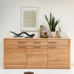Wohnen Sideboards<Wohnraum Sideboard aus Kernbuche Massivholz - Amyonta