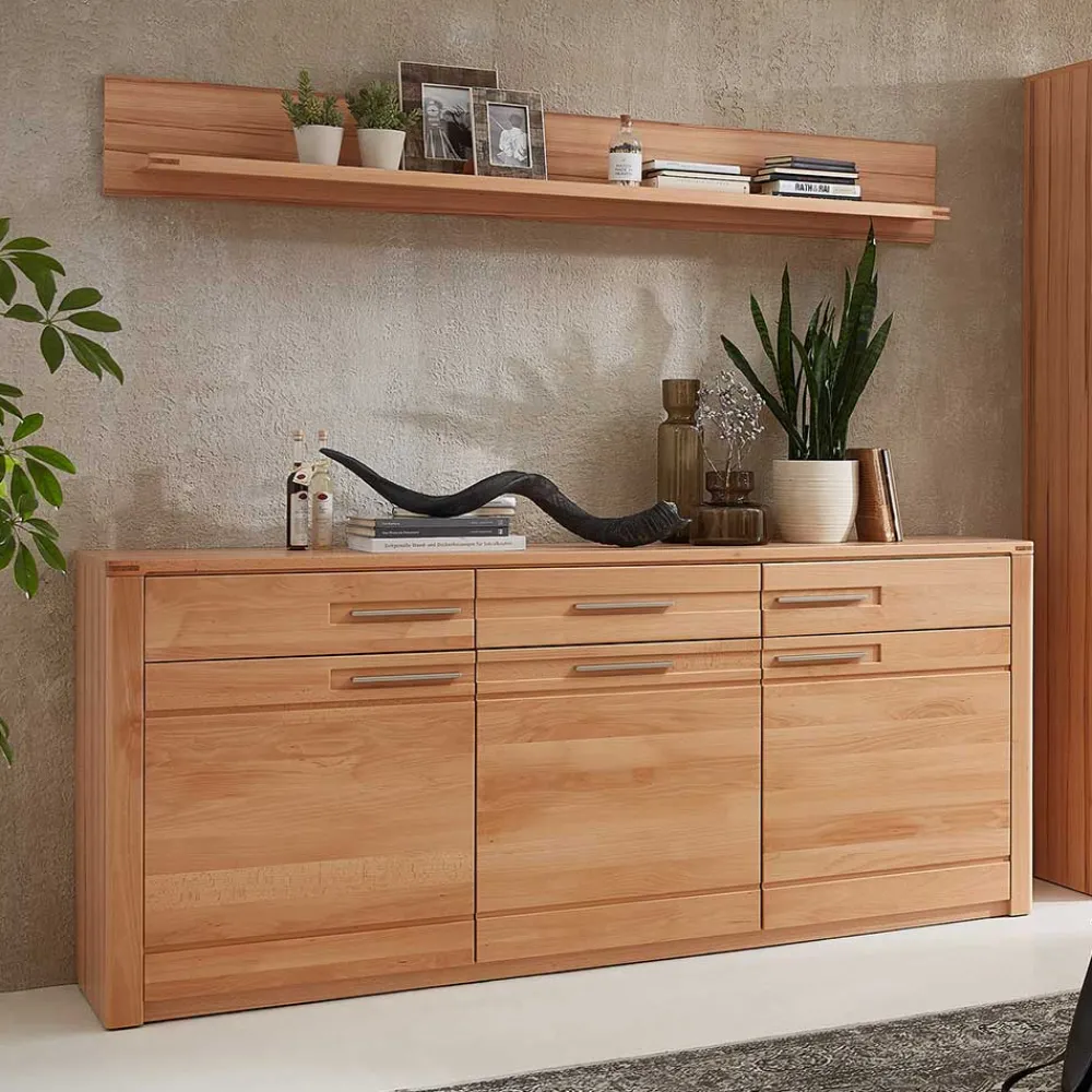 Wohnen Sideboards<Wohnraum Sideboard aus Kernbuche Massivholz - Amyonta