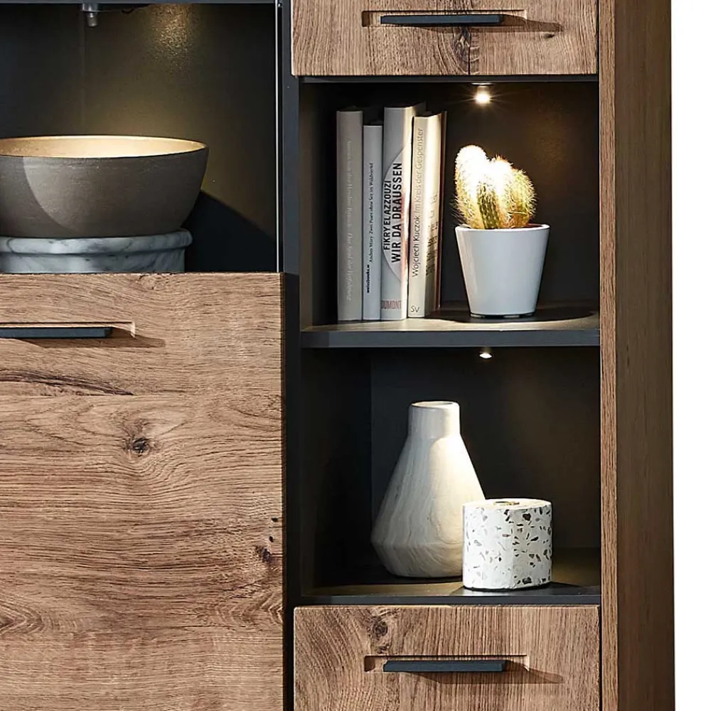 Wohnen Wohnwände<Wohnwand Designmöbel Set - Xindus (vierteilig)