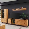 Wohnen Wohnwände<Wohnwand für Wohnzimmer Set - Flacona (dreiteilig)