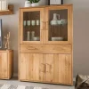 Wohnen Vitrinen|Schränke<Wohnwand Highboard aus Holz - Teano
