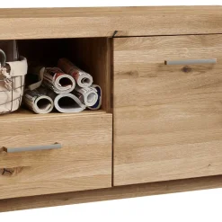 Wohnen Wohnwände<Wohnwand Möbel Set aus Wildeiche - Loitons (vierteilig)