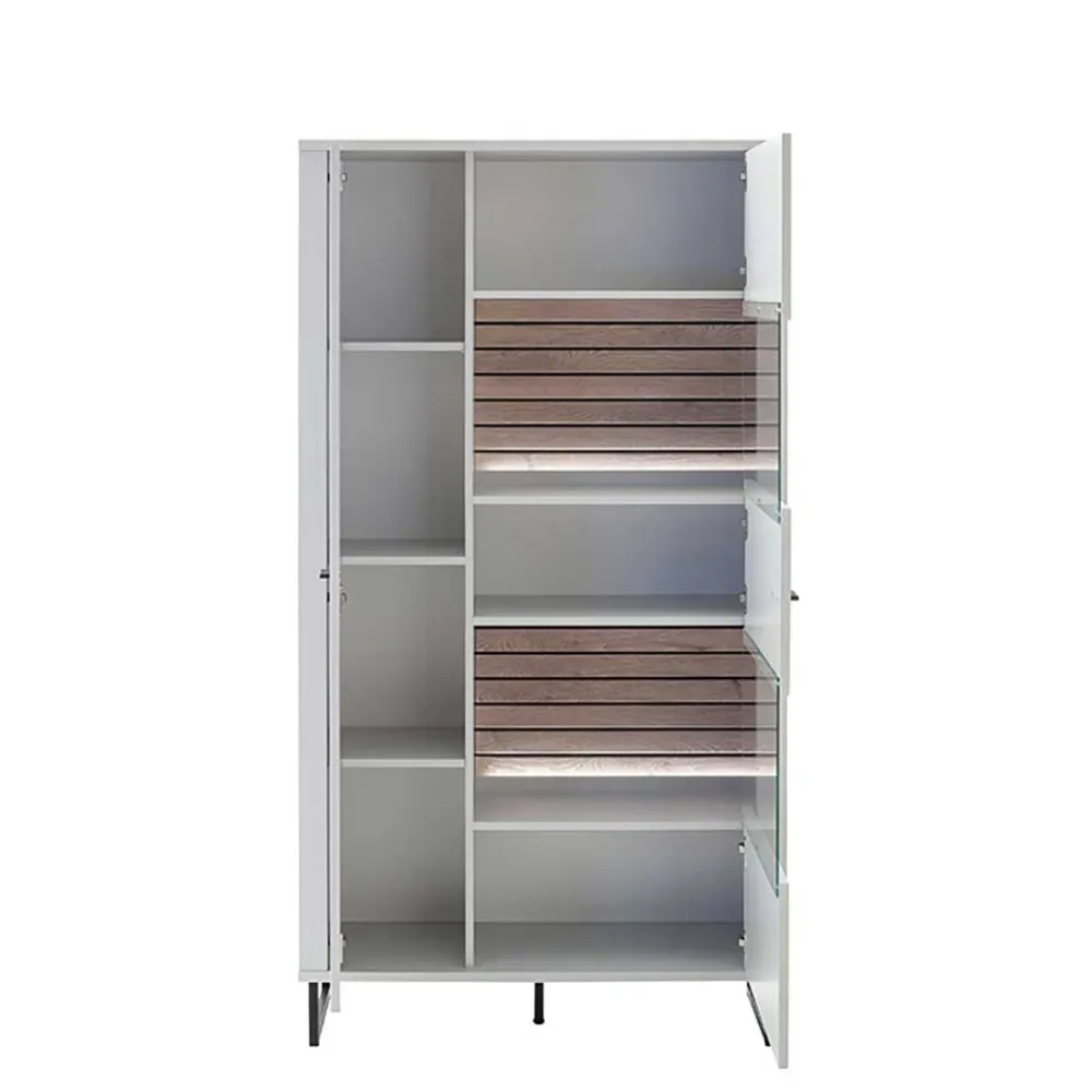 Wohnen Wohnwände<Wohnwand Wohnzimmermöbel Set - Varzino (dreiteilig)