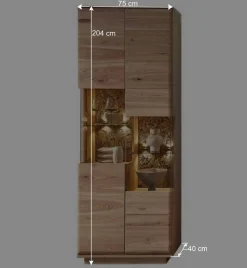 Wohnen Wohnwände<Wohnwand Wohnzimmer-Möbel Set - Cassna (dreiteilig)