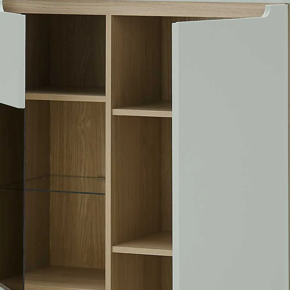Wohnen Wohnwände<Wohnzimmer Anbauwand im Skandi Design - Armina (vierteilig)