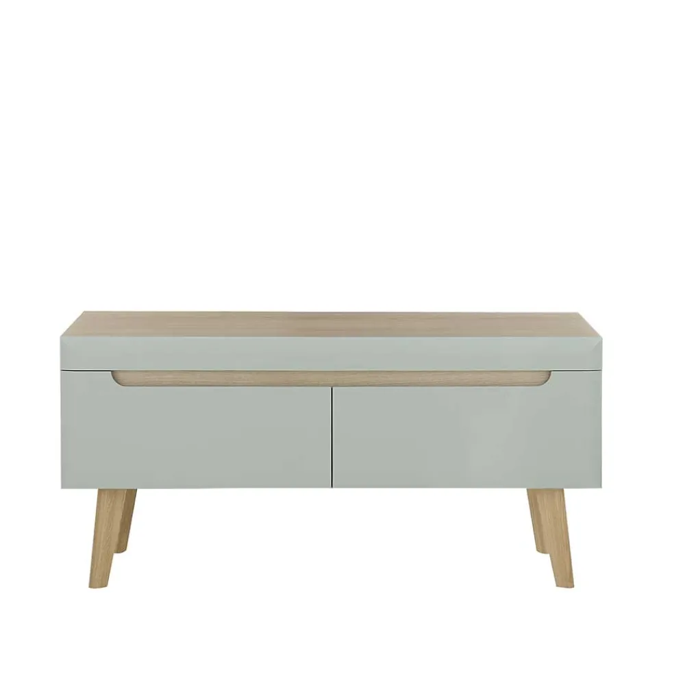 Wohnen Wohnwände<Wohnzimmer Anbauwand im Skandi Design - Armina (vierteilig)
