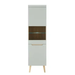 Wohnen Wohnwände<Wohnzimmer Anbauwand im Skandi Design - Armina (vierteilig)
