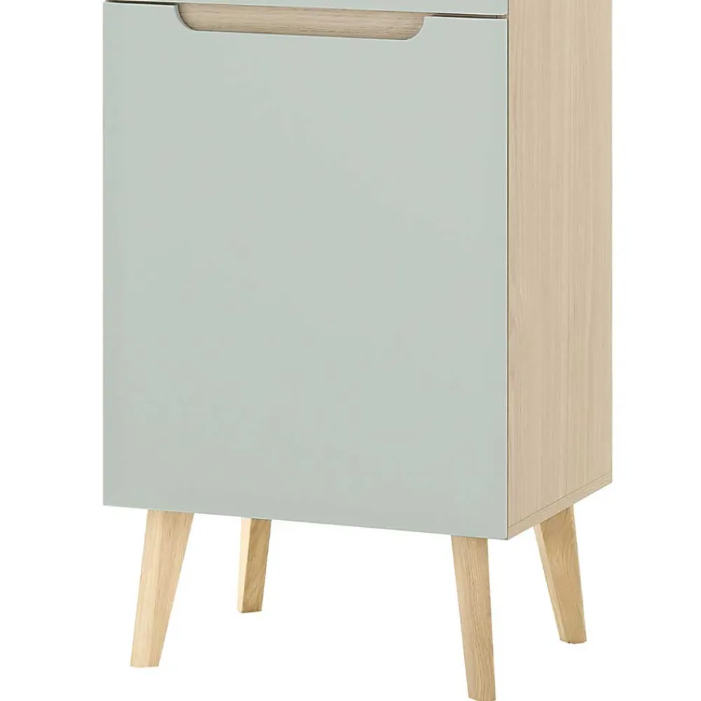 Wohnen Wohnwände<Wohnzimmer Anbauwand im Skandi Design - Armina (vierteilig)