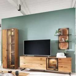 Wohnen Tv & Hifi-Möbel|Wohnwände<Wohnzimmer Anbauwand Möbel Set - Drinidad (dreiteilig)