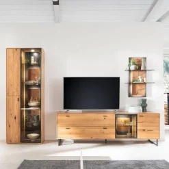Wohnen Tv & Hifi-Möbel|Wohnwände<Wohnzimmer Anbauwand Möbel Set - Drinidad (dreiteilig)