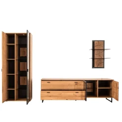 Wohnen Tv & Hifi-Möbel|Wohnwände<Wohnzimmer Anbauwand Möbel Set - Drinidad (dreiteilig)