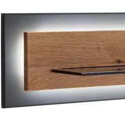 Wohnen Wohnwände<Wohnzimmer Anbauwand mit LED Beleuchtung - Drinidad (dreiteilig)