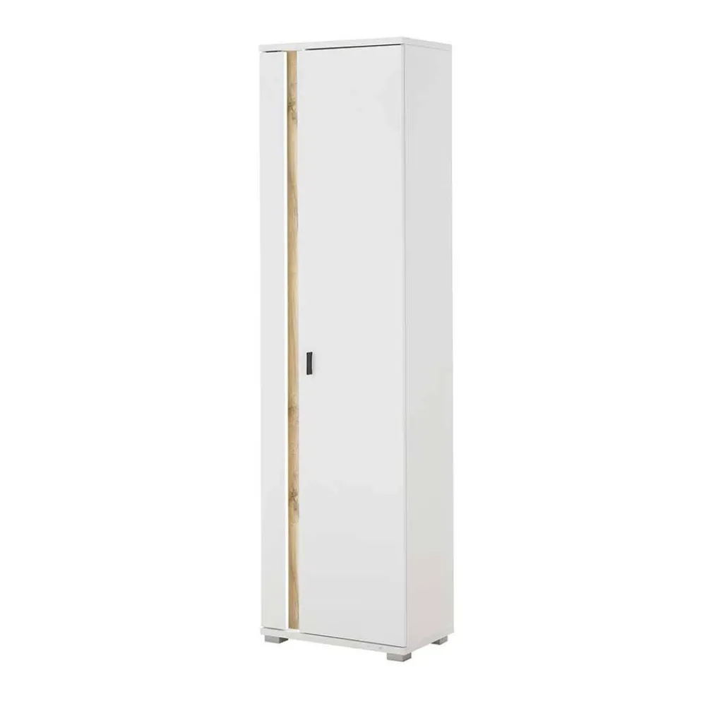 Wohnen Wohnwände<Wohnzimmer Anbauwand mit LED Set - Racelyn (vierteilig)