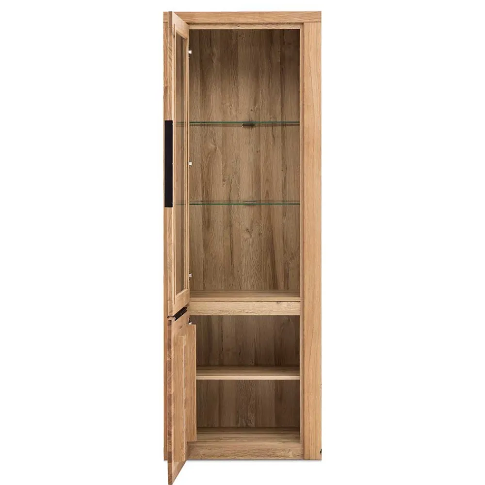 Wohnen Wohnwände<Wohnzimmer Anbauwand teilmassiv - Nelenia (vierteilig)