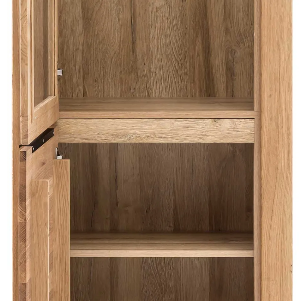 Wohnen Wohnwände<Wohnzimmer Anbauwand teilmassiv - Nelenia (vierteilig)