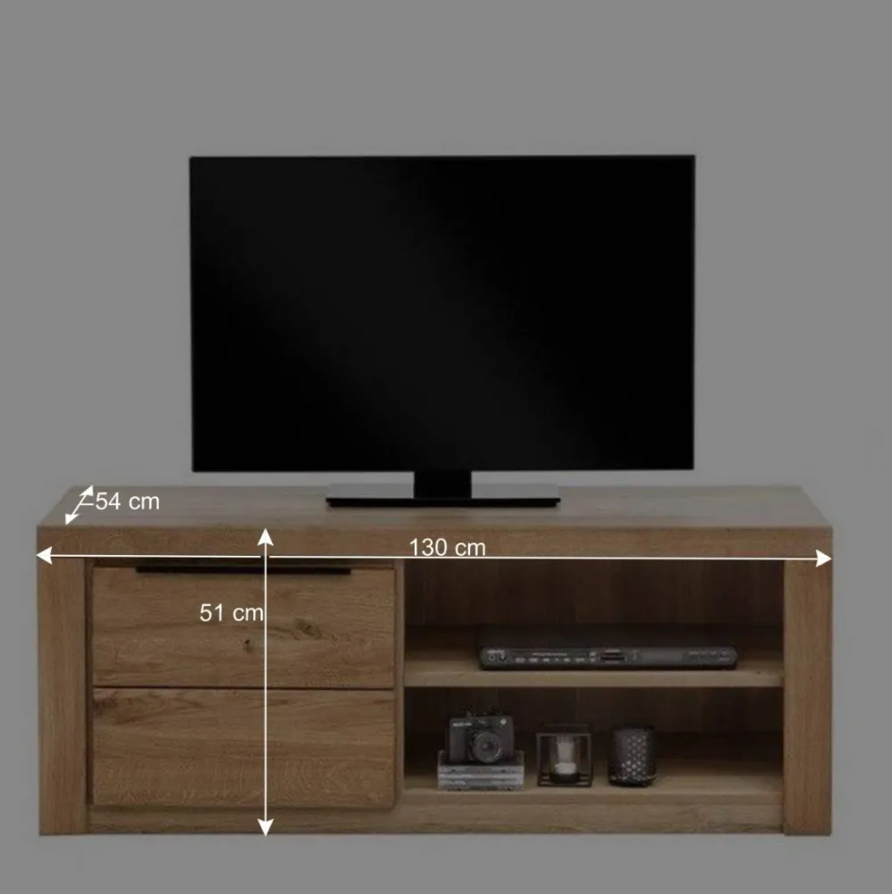 Wohnen Wohnwände<Wohnzimmer Anbauwand teilmassiv - Nelenia (vierteilig)