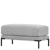 Wohnen Hocker<Wohnzimmer Beistellhocker in Hellgrau - Horedion