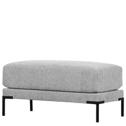 Wohnen Hocker<Wohnzimmer Beistellhocker in Hellgrau - Horedion