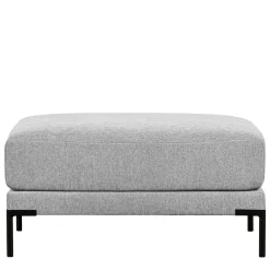 Wohnen Hocker<Wohnzimmer Beistellhocker in Hellgrau - Horedion