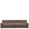 Wohnen Sofas<Wohnzimmer Couch in Dunkelbraun Melange - Annatto