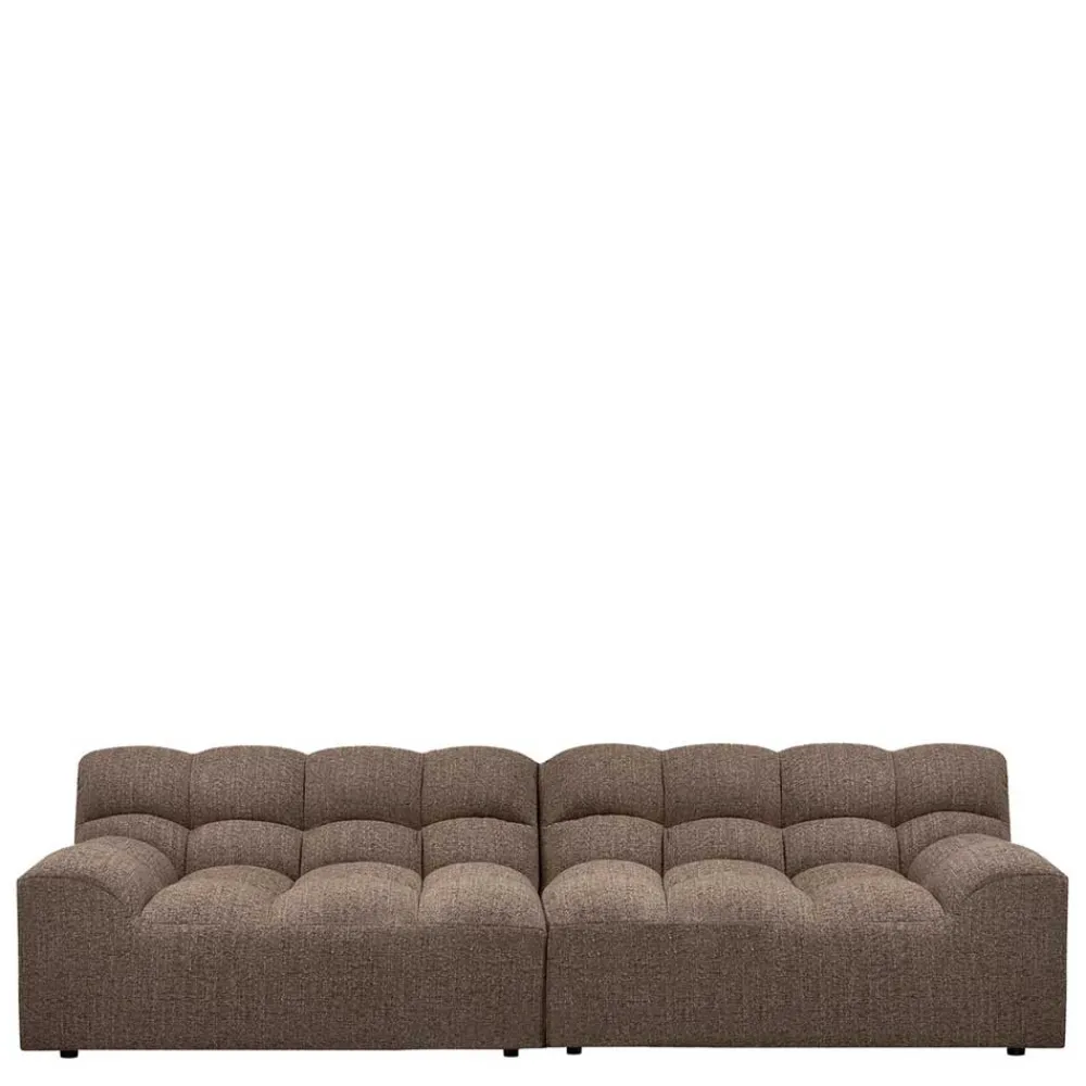 Wohnen Sofas<Wohnzimmer Couch in Dunkelbraun Melange - Annatto
