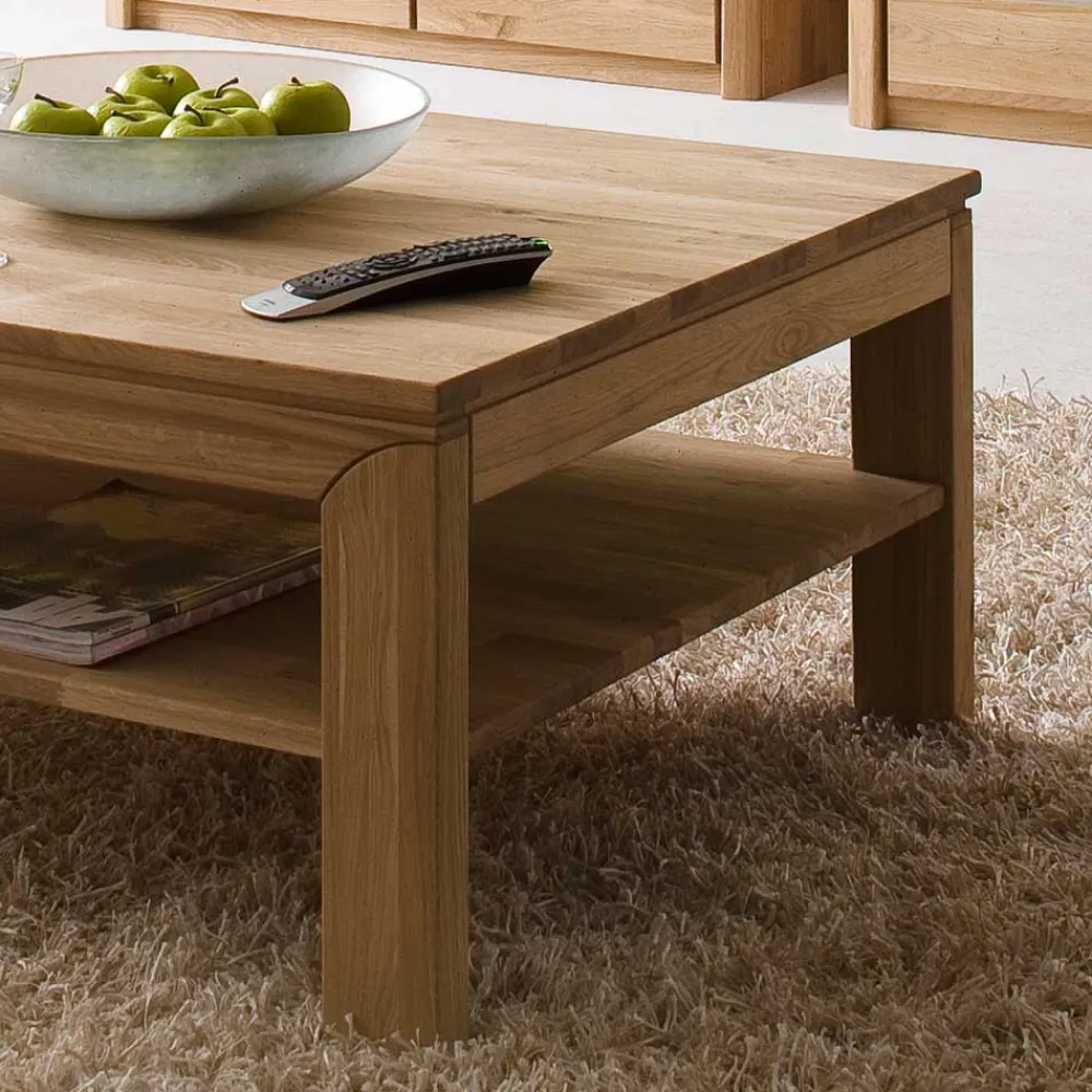 Wohnen Tische<Wohnzimmer Couchtisch Croconia aus Wildeiche Massivholz