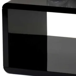 Wohnen Tische<Wohnzimmer Couchtisch in Schwarz hochglänzend - Jusip