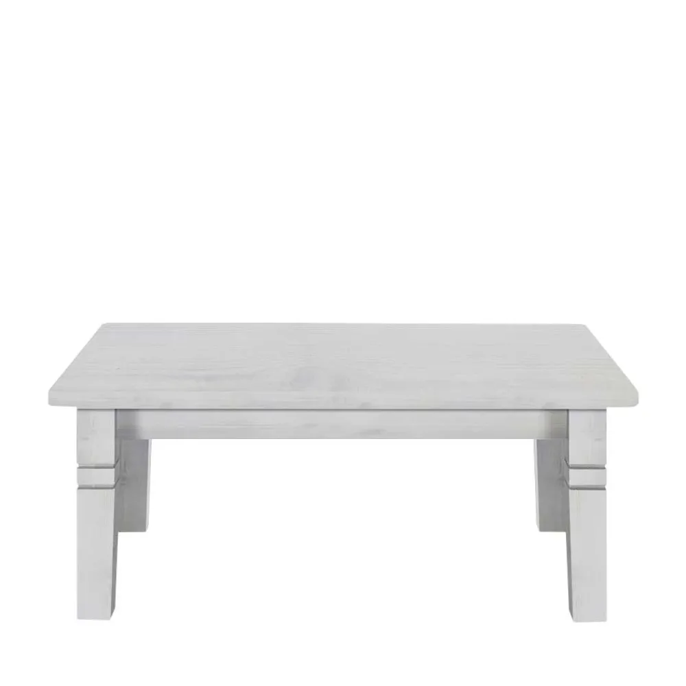 Wohnen Tische<Wohnzimmer Couchtisch Onesti in Weiß Kiefer massiv