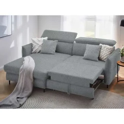 Wohnen Sofas<Wohnzimmer Eckcouch mit Schlaffunktion - Haik