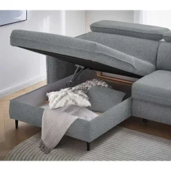Wohnen Sofas<Wohnzimmer Eckcouch mit Schlaffunktion - Haik