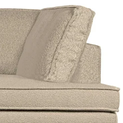 Wohnen Sofas<Wohnzimmer Ecksofa in Beige Boucle - Glamoure