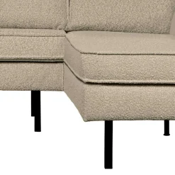 Wohnen Sofas<Wohnzimmer Ecksofa in Beige Boucle - Glamoure