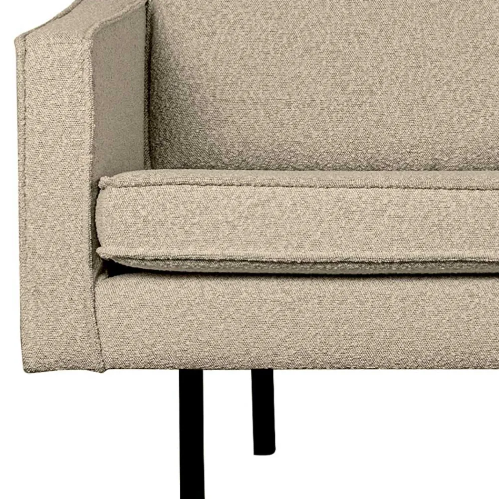 Wohnen Sofas<Wohnzimmer Ecksofa in Beige Boucle - Glamoure