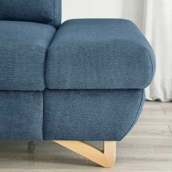 Wohnen Sofas<Wohnzimmer Ecksofa in Blau - Baonga