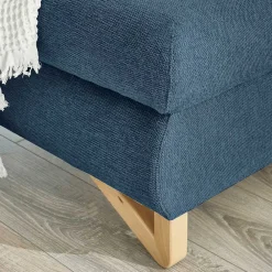 Wohnen Sofas<Wohnzimmer Ecksofa in Blau - Baonga
