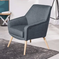 Wohnen Sessel<Wohnzimmer Einzelsessel in Blau - Legancas