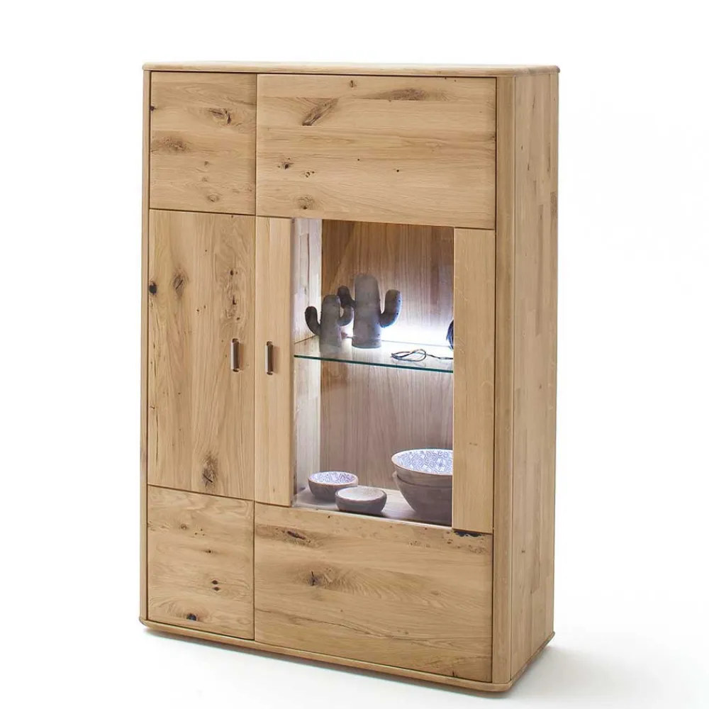 Wohnen Highboards<Wohnzimmer Highboard aus Massivholz - Destal